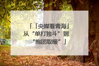 「央媒看青海」从“单打独斗”到“抱团取暖”