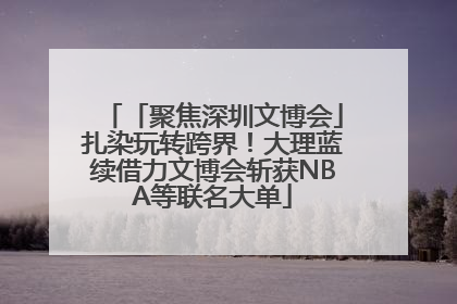 「聚焦深圳文博会」扎染玩转跨界！大理蓝续借力文博会斩获NBA等联名大单