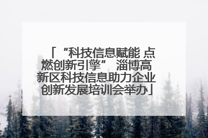 “科技信息赋能 点燃创新引擎” 淄博高新区科技信息助力企业创新发展培训会举办