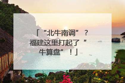 “北牛南调”？福建这里打起了“牛算盘”！