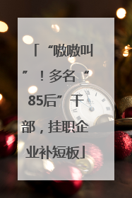 “嗷嗷叫”！多名“85后”干部，挂职企业补短板
