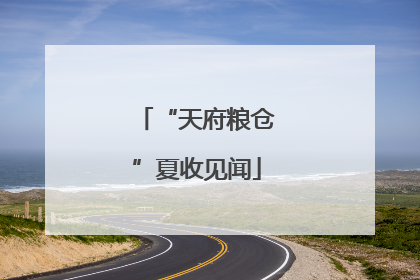“天府粮仓”夏收见闻