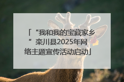 “我和我的宝藏家乡”栾川县2025年网络主题宣传活动启动