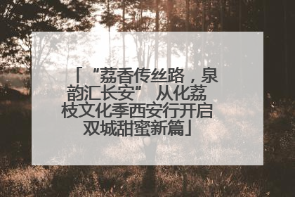 “荔香传丝路，泉韵汇长安” 从化荔枝文化季西安行开启双城甜蜜新篇