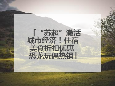 “苏超”激活城市经济！住宿美食折扣优惠 恐龙玩偶热销