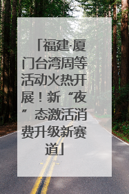 福建·厦门台湾周等活动火热开展！新“夜”态激活消费升级新赛道