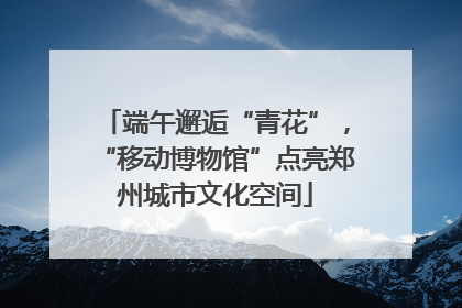 端午邂逅“青花”，“移动博物馆”点亮郑州城市文化空间
