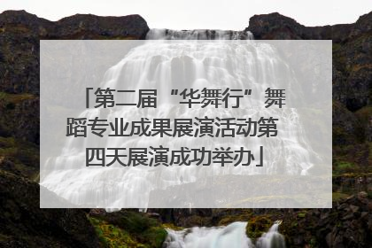 第二届“华舞行”舞蹈专业成果展演活动第四天展演成功举办