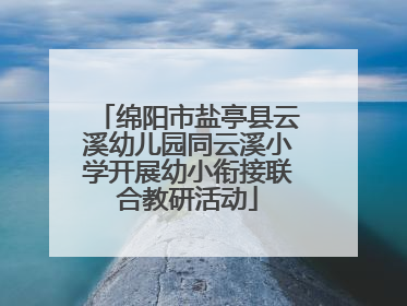 绵阳市盐亭县云溪幼儿园同云溪小学开展幼小衔接联合教研活动