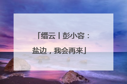 缙云丨彭小容：盐边，我会再来