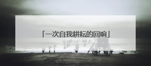 一次自我耕耘的回响