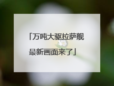 万吨大驱拉萨舰最新画面来了