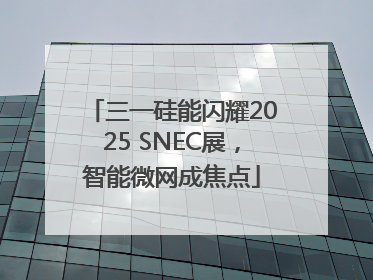 三一硅能闪耀2025 SNEC展，智能微网成焦点