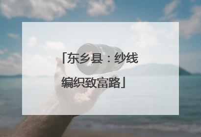 东乡县：纱线编织致富路
