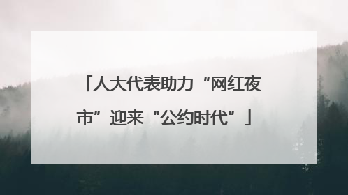 人大代表助力“网红夜市”迎来“公约时代”