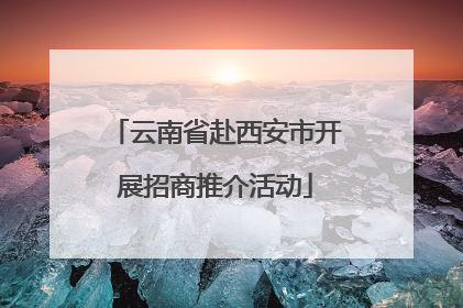 云南省赴西安市开展招商推介活动