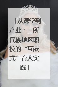 从课堂到产业：一所民族地区职校的“互嵌式”育人实践