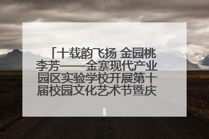 十载韵飞扬 金园桃李芳——金寨现代产业园区实验学校开展第十届校园文化艺术节暨庆“六一”系列活动