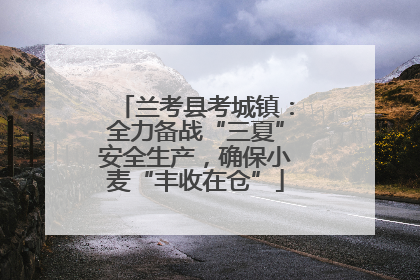 兰考县考城镇：全力备战“三夏”安全生产，确保小麦“丰收在仓”
