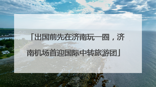 出国前先在济南玩一圈，济南机场首迎国际中转旅游团