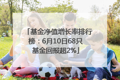 基金净值增长率排行榜：6月10日68只基金回报超2%