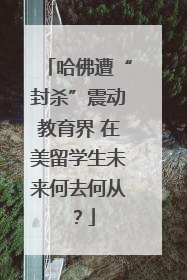 哈佛遭“封杀”震动教育界 在美留学生未来何去何从？