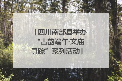 四川南部县举办“古韵端午·文庙寻踪”系列活动
