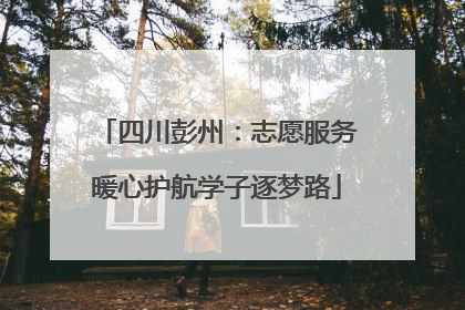 四川彭州：志愿服务暖心护航学子逐梦路