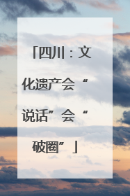 四川：文化遗产会“说话”会“破圈”