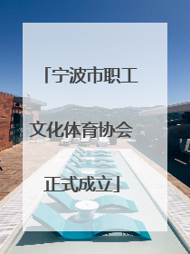 宁波市职工文化体育协会正式成立