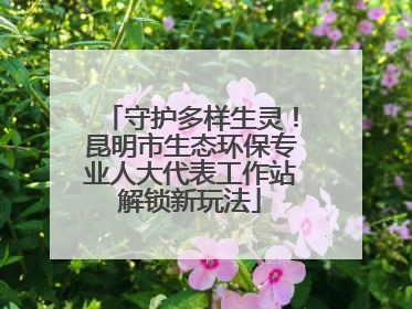 守护多样生灵！昆明市生态环保专业人大代表工作站解锁新玩法