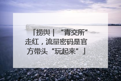 捞舆｜“青交所”走红，流量密码是官方带头“玩起来”
