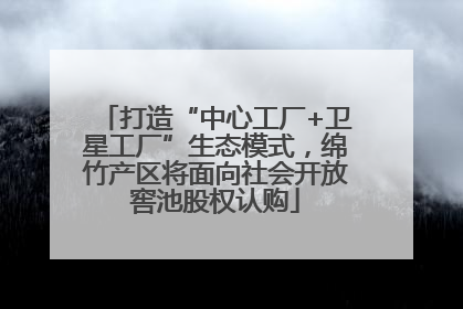 打造“中心工厂+卫星工厂”生态模式，绵竹产区将面向社会开放窖池股权认购