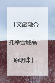 文旅融合托举雪域高原明珠