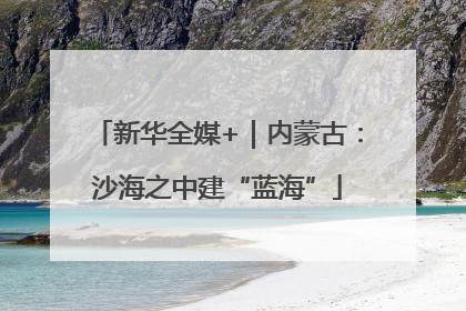 新华全媒+｜内蒙古：沙海之中建“蓝海”