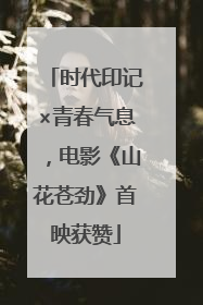 时代印记×青春气息，电影《山花苍劲》首映获赞