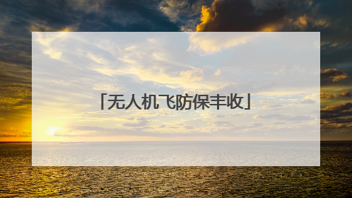 无人机飞防保丰收