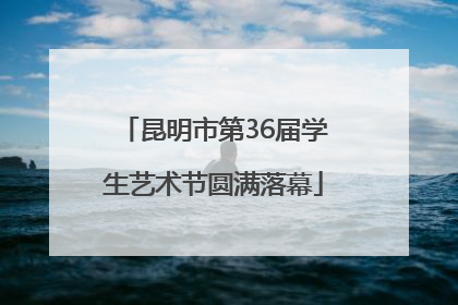 昆明市第36届学生艺术节圆满落幕