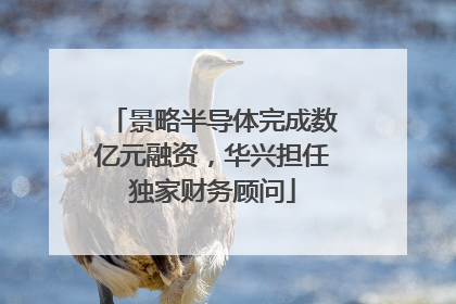 景略半导体完成数亿元融资，华兴担任独家财务顾问