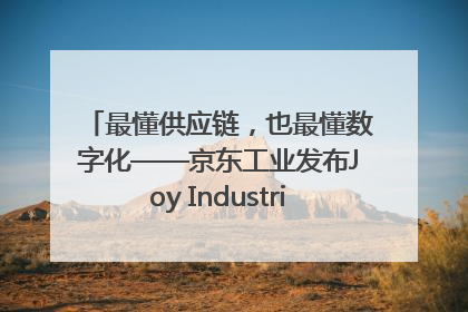 最懂供应链，也最懂数字化——京东工业发布Joy Industrial 重塑工业未来