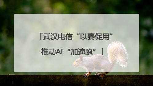 武汉电信“以赛促用”推动AI“加速跑”