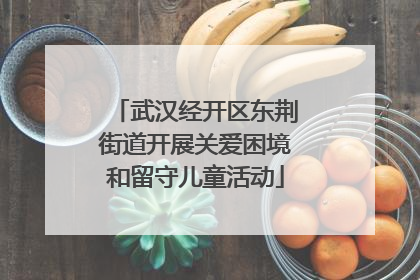 武汉经开区东荆街道开展关爱困境和留守儿童活动