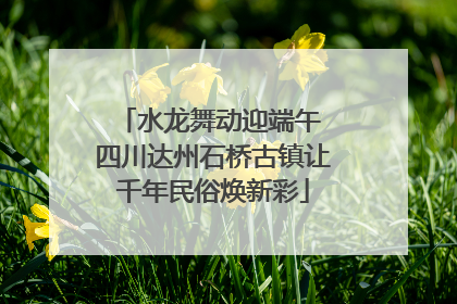 水龙舞动迎端午 四川达州石桥古镇让千年民俗焕新彩