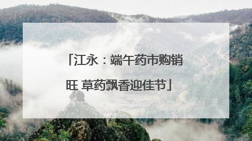 江永：端午药市购销旺 草药飘香迎佳节