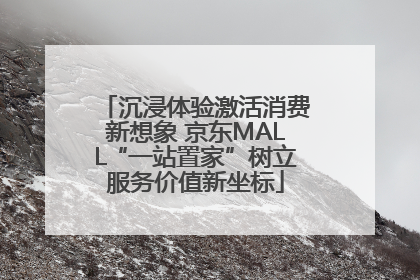 沉浸体验激活消费新想象 京东MALL“一站置家”树立服务价值新坐标
