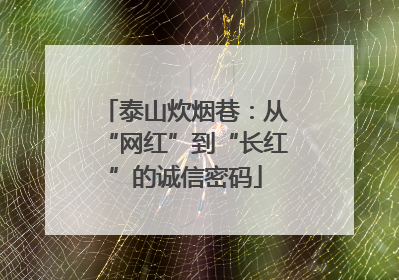 泰山炊烟巷：从“网红”到“长红”的诚信密码