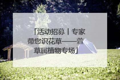 活动招募丨专家带您识花草——萱草属植物专场