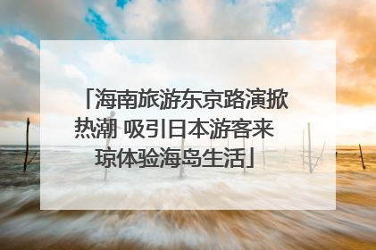 海南旅游东京路演掀热潮 吸引日本游客来琼体验海岛生活