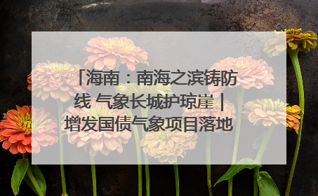 海南：南海之滨铸防线 气象长城护琼崖｜增发国债气象项目落地见效系列报道