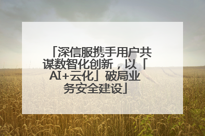 深信服携手用户共谋数智化创新，以「AI+云化」破局业务安全建设